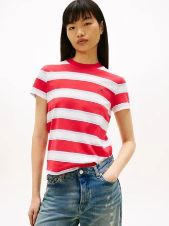 Tommy Jeans Regular Fit Stripe T-skjorte