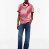 Tommy Jeans Regular Fit Striped Polo