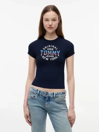 Tommy Jeans Retro NY Logo T-skjorte