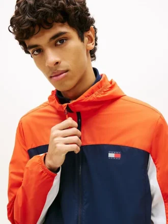 Tommy Jeans Ripstop-jakke med hette