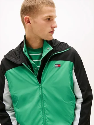 Tommy Jeans Ripstop-jakke med hette Tommy Jeans Ripstop-jakke med hette