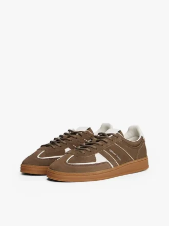 Tommy Jeans skatesko i semsket skinn