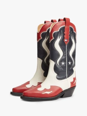 Tommy Jeans skinncowboystøvler
