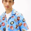 Tommy Jeans-skjorte i poplin med trykk