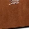 Tommy Jeans skulderveske i semsket skinn