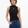 Tommy Jeans Slim Fit Mockneck Tank Top