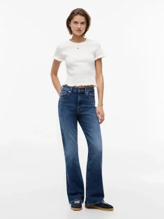 Tommy Jeans Slim Fit Shirred T-skjorte
