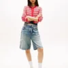 Tommy Jeans Slim Fit Striped Cardigan