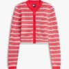 Tommy Jeans Slim Fit Striped Cardigan