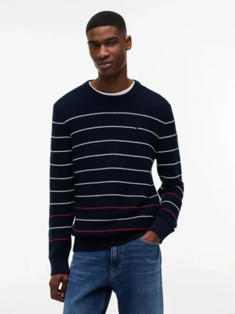 Tommy Jeans Slim Fit Striped Sweater