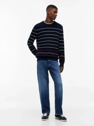 Tommy Jeans Slim Fit Striped Sweater