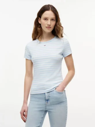 Tommy Jeans Slim Stretch Ribbed T-skjorte