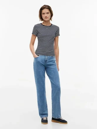 Tommy Jeans Slim Stretch Ribbed T-skjorte