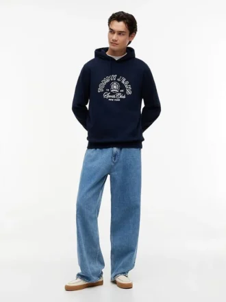 Tommy Jeans Sports Club Logo-hettegenser