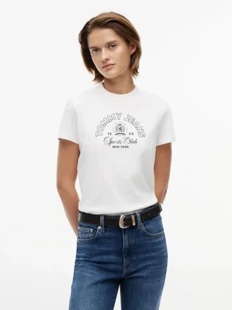 Tommy Jeans Sports Club Logo T-skjorte