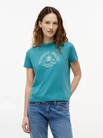 Tommy Jeans Sports Club Logo T-skjorte