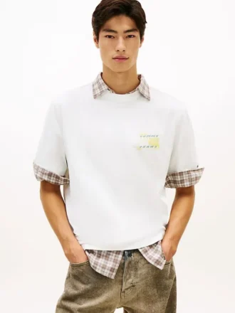 Tommy Jeans Spray Paint Bubble T-skjorte