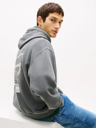 Tommy Jeans Spray Paint Logo-hettegenser