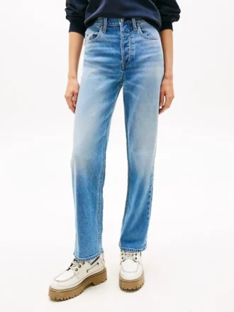 Tommy Jeans Straight Jeans med knappelukking