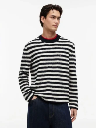 Tommy Jeans Striped Boucle Sweater