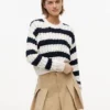 Tommy Jeans Striped Cable Knit Sweater