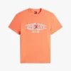 Tommy Jeans T-skjorte med bølget flagglogo