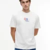 Tommy Jeans T-skjorte med flere logoer
