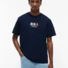 Tommy Jeans T-skjorte med flere logoer