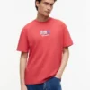 Tommy Jeans T-skjorte med flere logoer