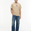 Tommy Jeans T-skjorte med flere logoer