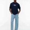 Tommy Jeans T-skjorte med flere logoer