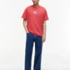 Tommy Jeans T-skjorte med flere logoer