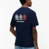 Tommy Jeans T-skjorte med flere logoer