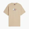 Tommy Jeans T-skjorte med flere logoer