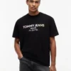 Tommy Jeans T-skjorte med gradientlogo