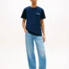 Tommy Jeans T-skjorte med logo på ryggen