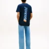 Tommy Jeans T-skjorte med logo på ryggen