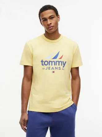 Tommy Jeans T-skjorte med seilingslogo
