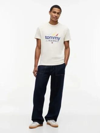 Tommy Jeans T-skjorte med seilingslogo