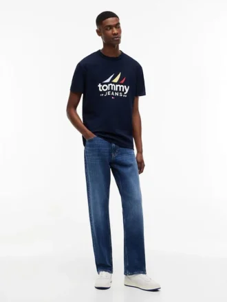 Tommy Jeans T-skjorte med seilingslogo