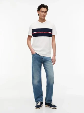 Tommy Jeans T-skjorte med signaturlogo