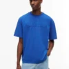 Tommy Jeans T-skjorte med slitt logo