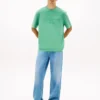 Tommy Jeans T-skjorte med slitt logo