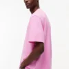 Tommy Jeans T-skjorte med slitt logo