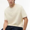 Tommy Jeans T-skjorte med slitt logo