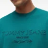 Tommy Jeans T-skjorte med slitt logo