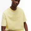 Tommy Jeans T-skjorte med slitt logo