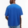 Tommy Jeans T-skjorte med slitt logo