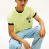 Tommy Jeans T-skjorte med spraymalingslogo