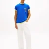 Tommy Jeans T-skjorte med spraymalingslogo